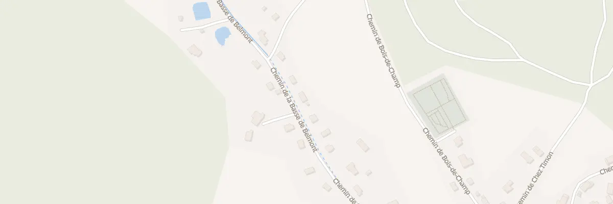 Plan du 390 Che de la Basse de Belmont à Biffontaine