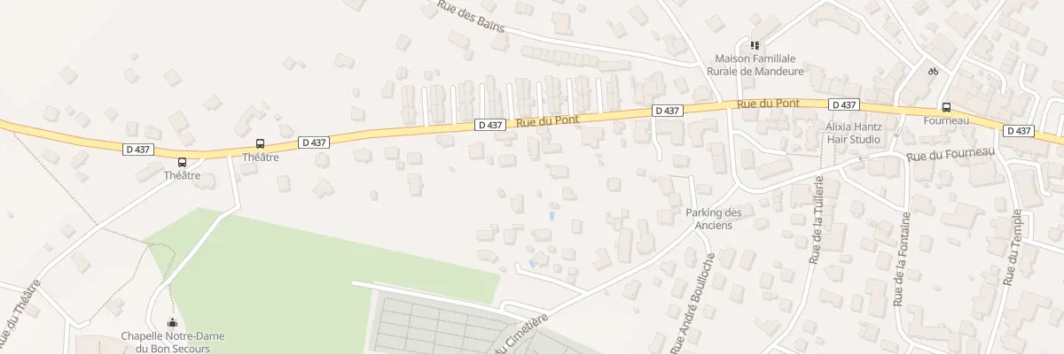 Plan du 35 Rue du Pont à Mandeure