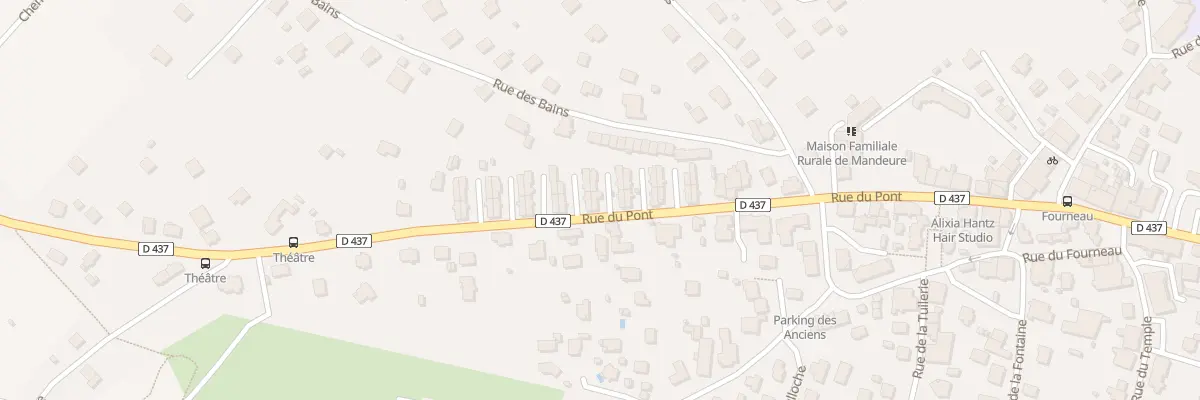 Plan du 56 Rue du Pont à Mandeure