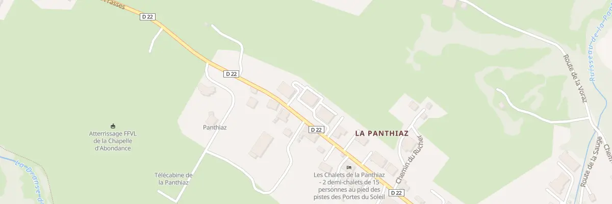 Plan du 1191 Rte des Frasses à La Chapelle-d’Abondance