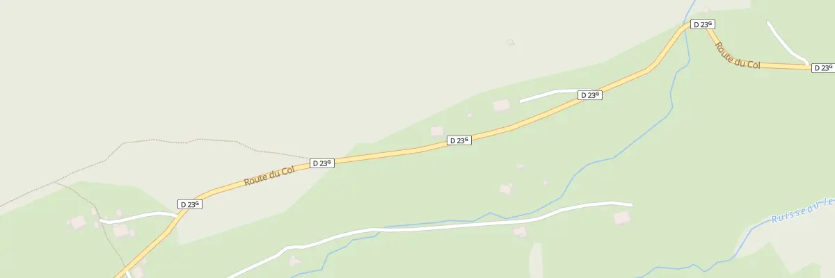 Plan du 23 Rte du Col à Sapois