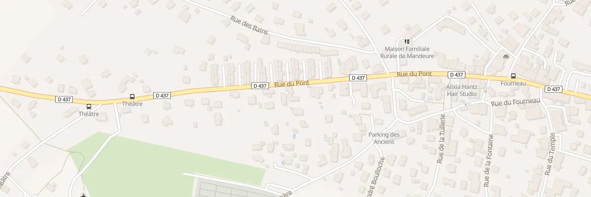 Plan du 31 Rue du Pont à Mandeure