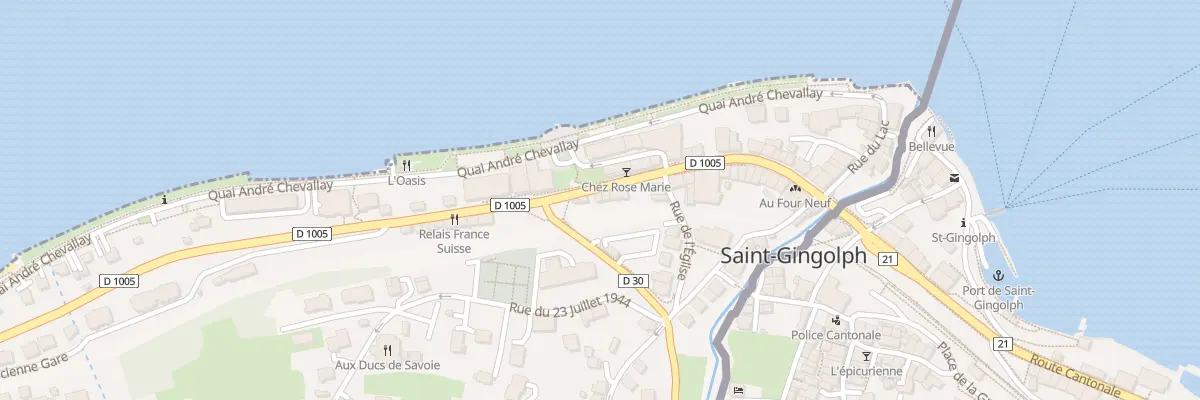 Plan du 33 Rue Nationale à Saint-Gingolph