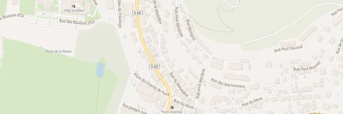 Plan du 14 Rue du Belvédère à Maîche