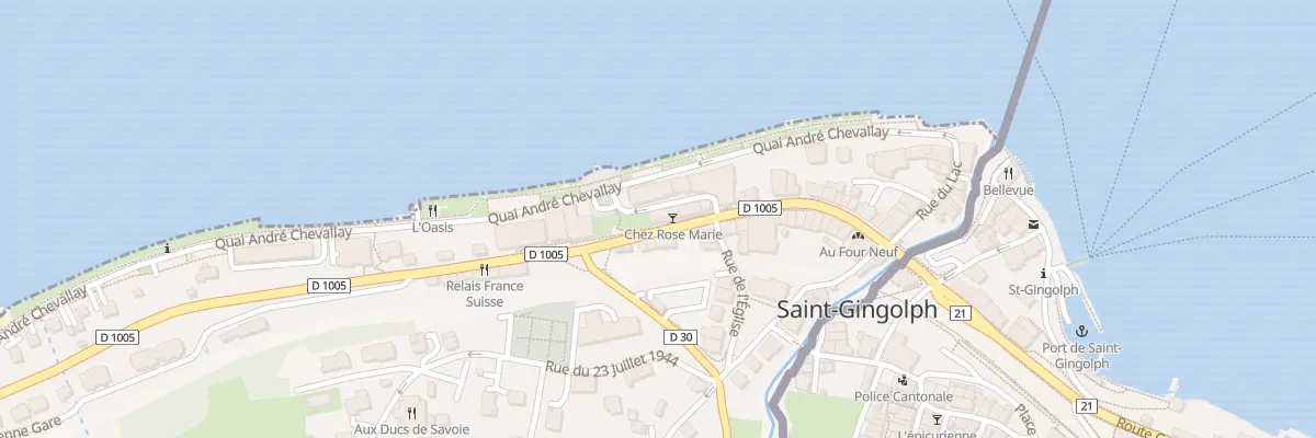 Plan du 36 Rue Nationale à Saint-Gingolph