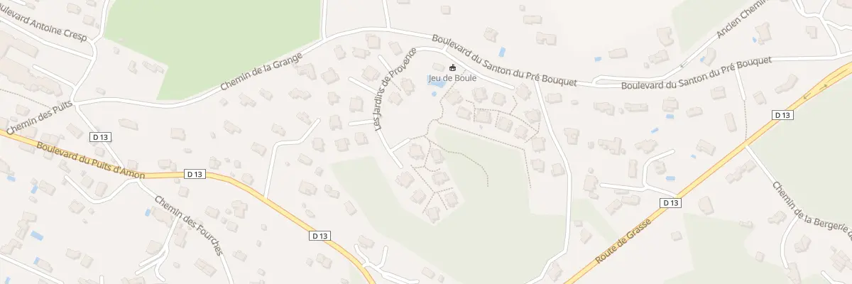 Plan du 448 Bd du Santon de Pre Bouquet à Saint-Cézaire-sur-Siagne