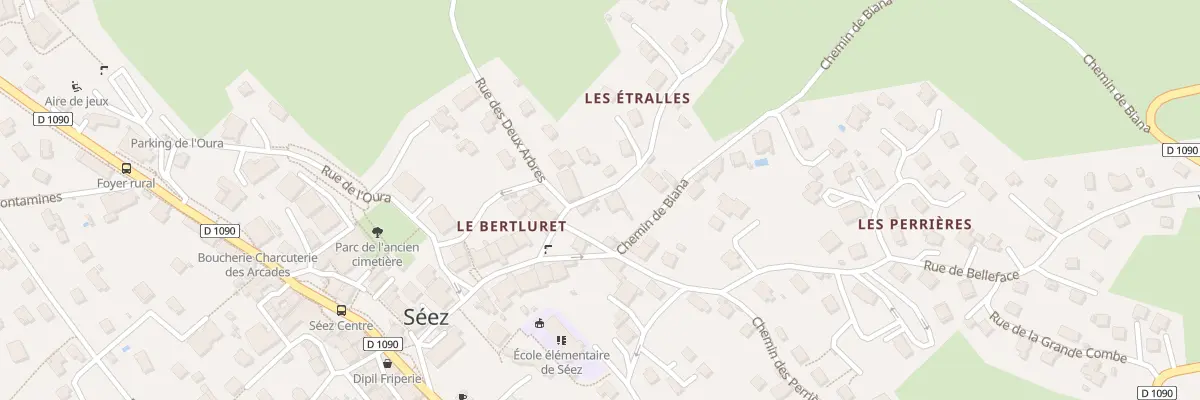 Plan du 4 Rue du Combottier à Séez