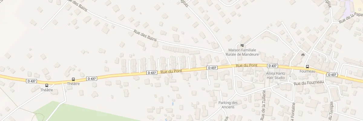 Plan du 46 Rue du Pont à Mandeure