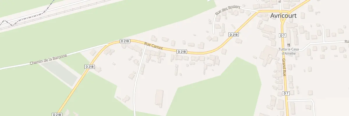 Plan du 23 Rue Carnot à Avricourt
