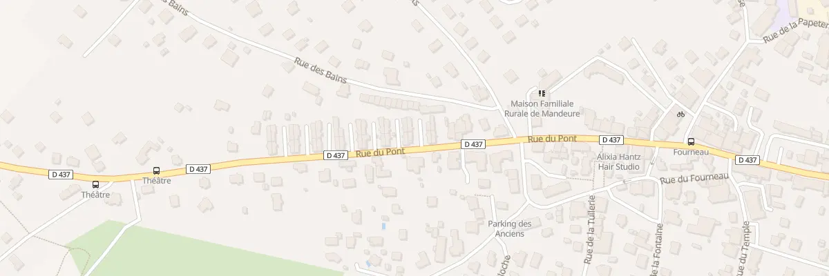Plan du 40 Rue du Pont à Mandeure