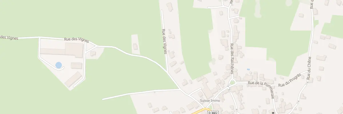 Plan du 8 Rue des Vignes à Montécheroux