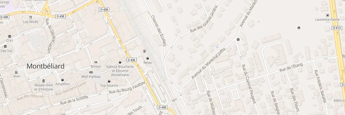 Plan du 4B Rue des Grands Jardins à Montbéliard