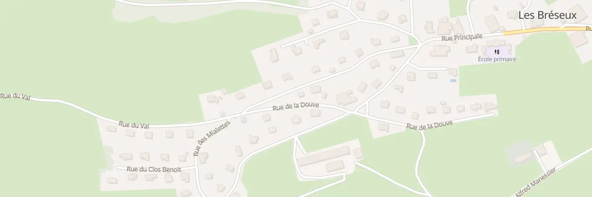Plan du 7 Rue du Val aux Bréseux