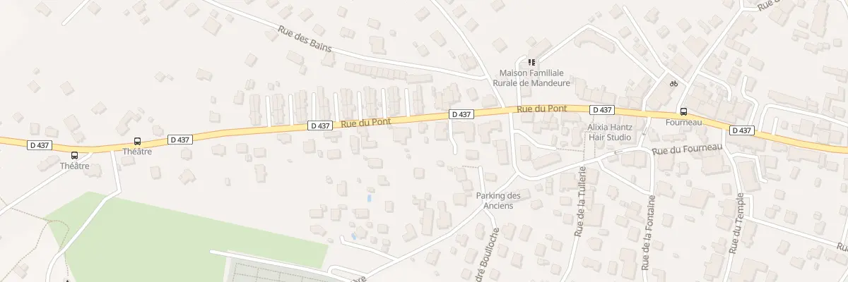 Plan du 27 Rue du Pont à Mandeure