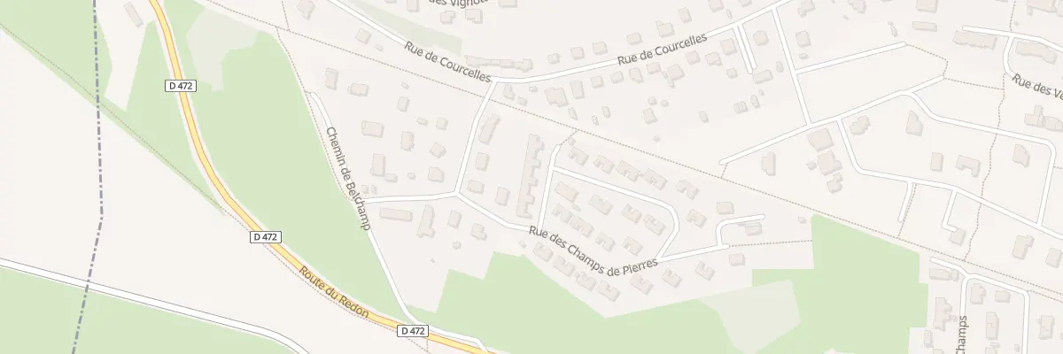 Plan du 26 Rue des Champs de Pierres à Arbouans