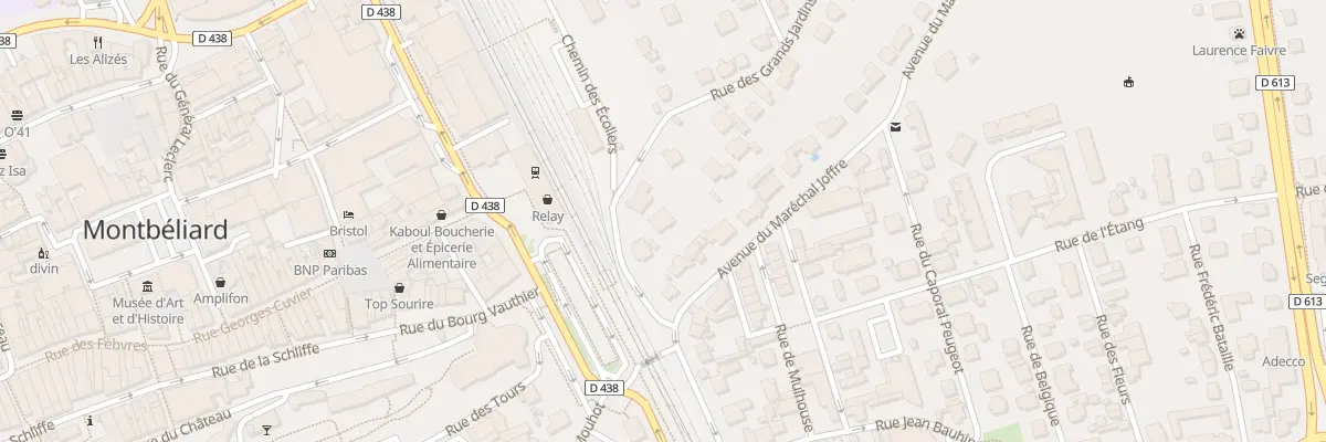 Plan du 4 Rue des Grands Jardins à Montbéliard