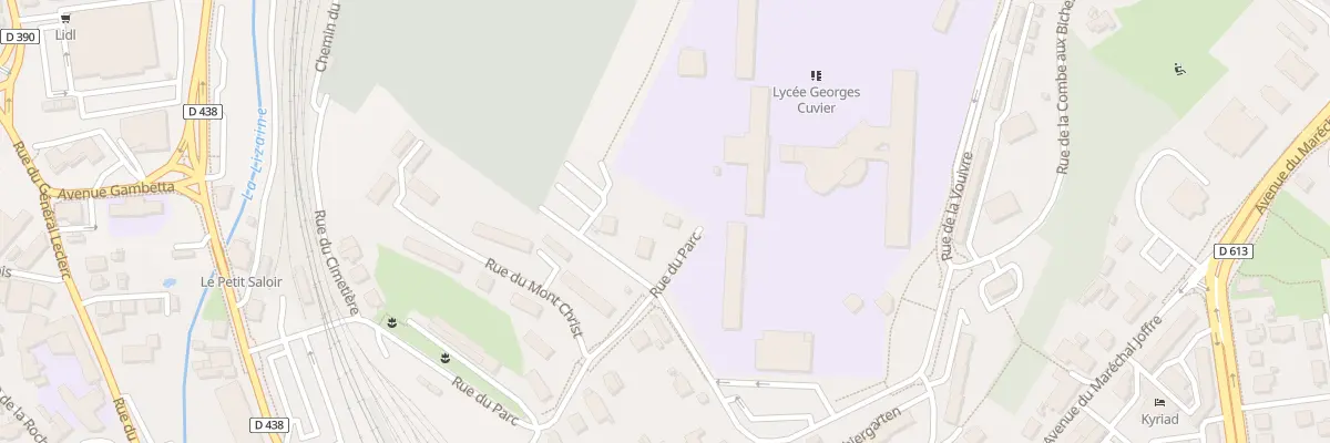 Plan du 34 Rue des Grands Jardins à Montbéliard