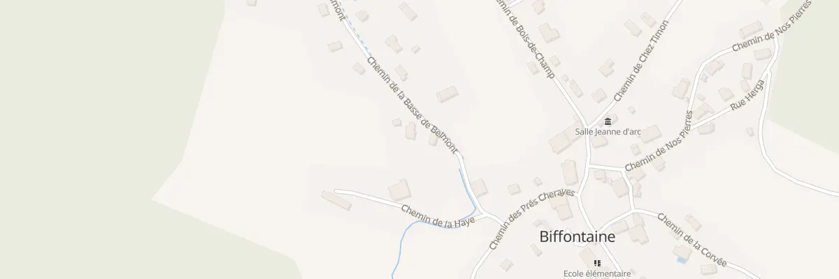 Plan du 145 Che de la Basse de Belmont à Biffontaine