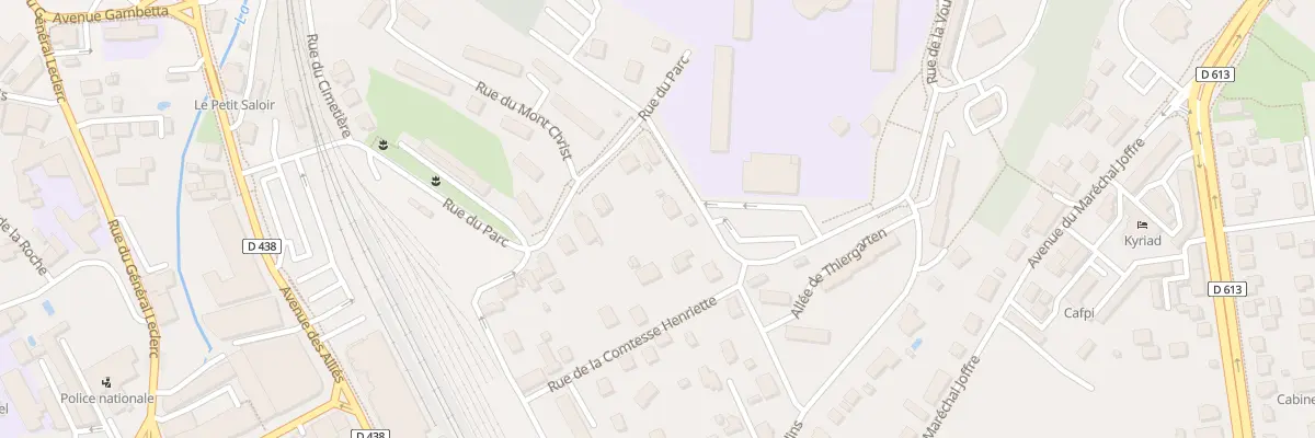 Plan du 19B Rue des Grands Jardins à Montbéliard