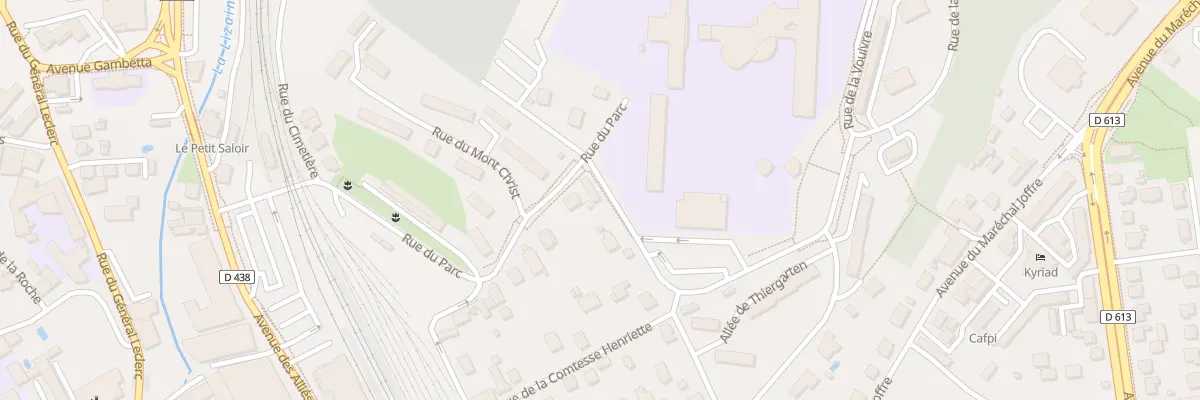 Plan du 21 Rue des Grands Jardins à Montbéliard