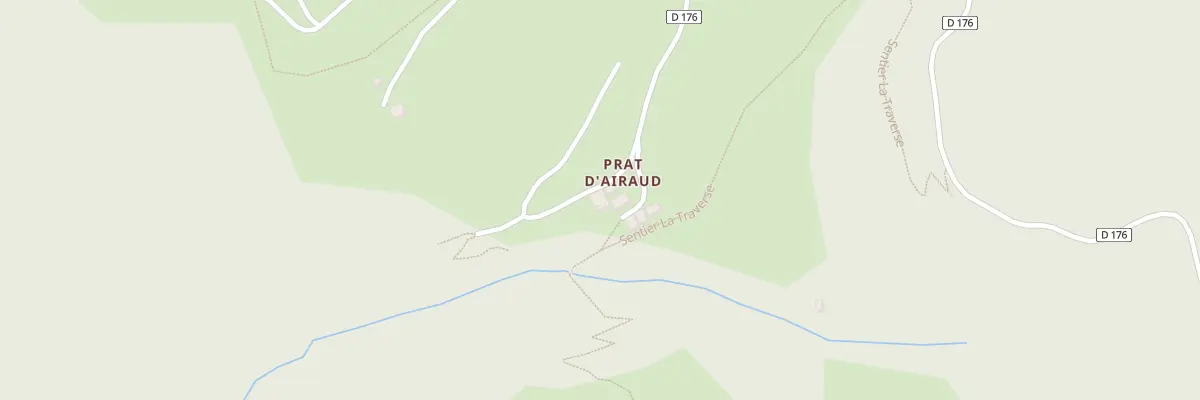 Plan du 5042 Prat d’Airaud à Sauze
