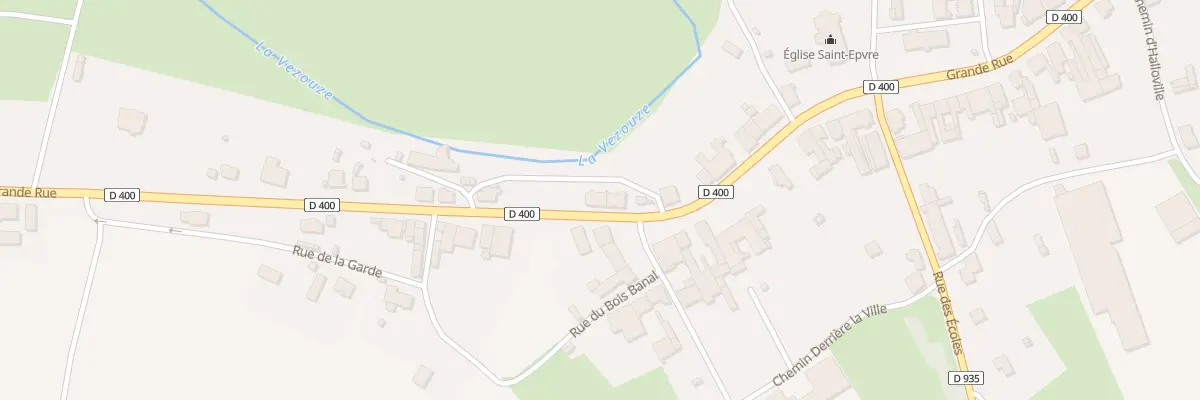 Plan du 97 Grande Rue à Domèvre-sur-Vezouze