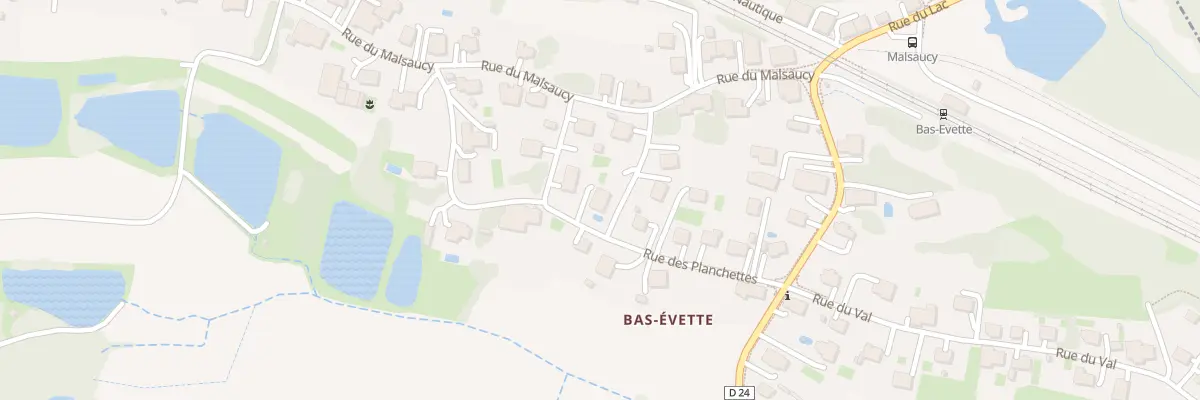 Plan du 12 Rue des Planchettes à Évette-Salbert