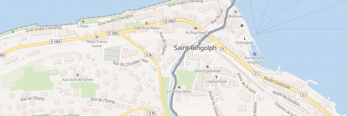 Plan du 15 Rue de la Morge à Saint-Gingolph