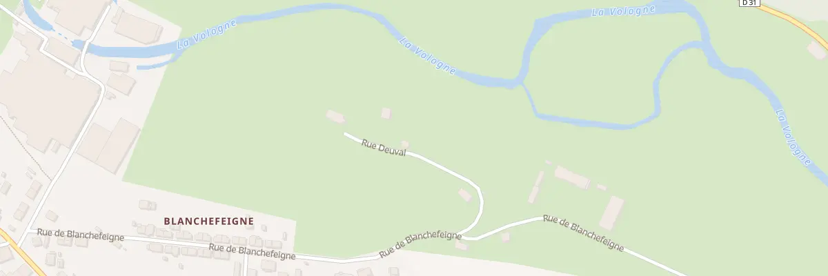 Plan du 29 Rue de Blanchefeigne à Granges-Aumontzey