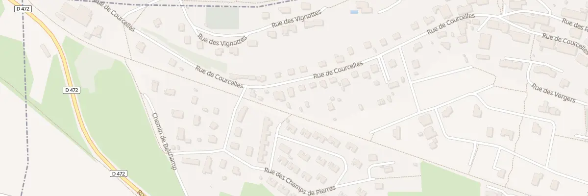 Plan du 41 Rue de Courcelles à Arbouans