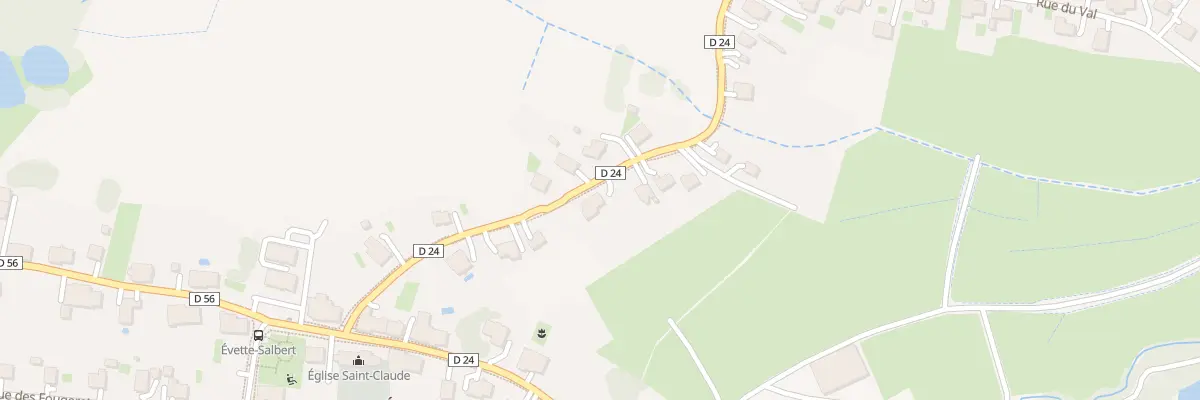 Plan du 10 Rue du Lac à Évette-Salbert