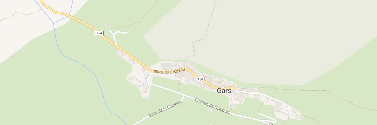 Plan du 2B Mte de l’Eglise à Gars