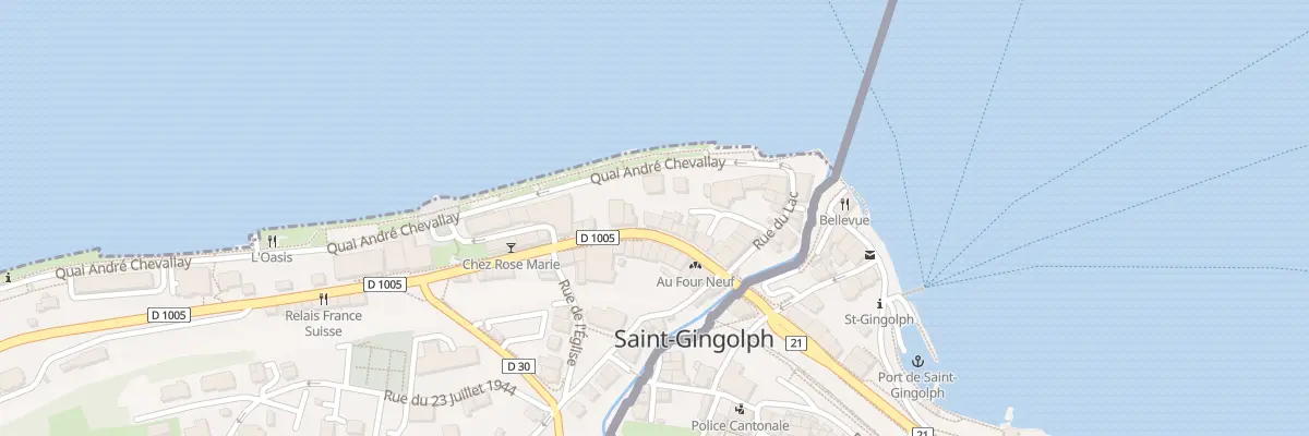 Plan du 5103A St Gingolph Village à Saint-Gingolph