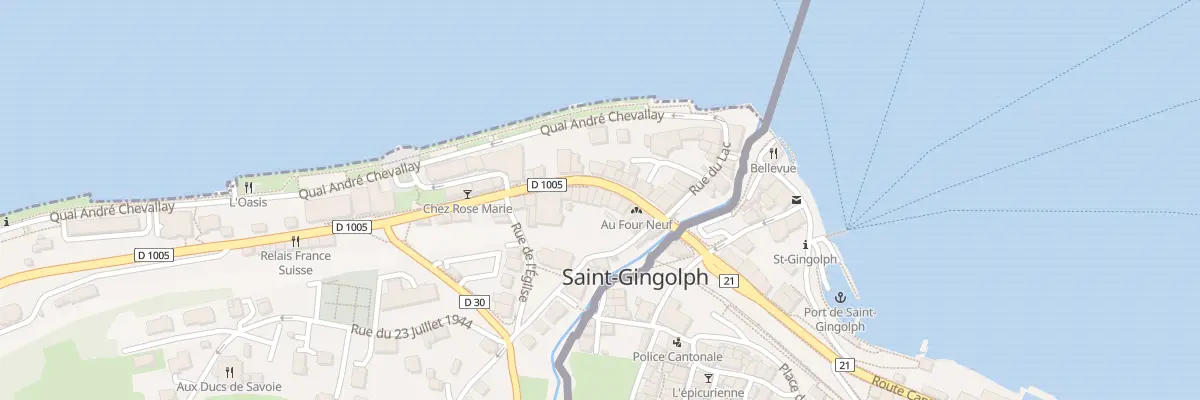 Plan du 11 Rue Nationale à Saint-Gingolph