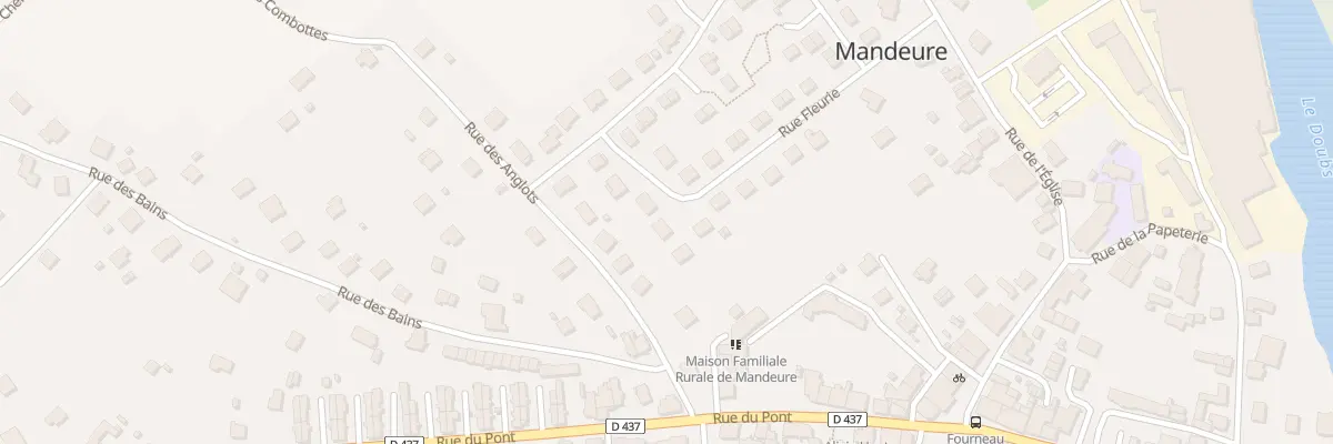 Plan du 17 Rue Fleurie à Mandeure