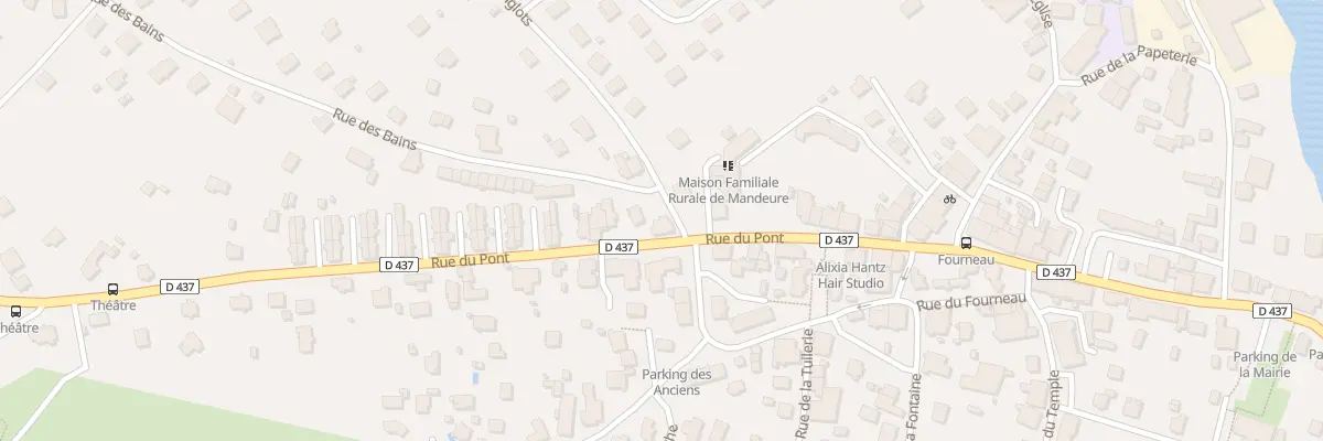 Plan du 22 Rue du Pont à Mandeure