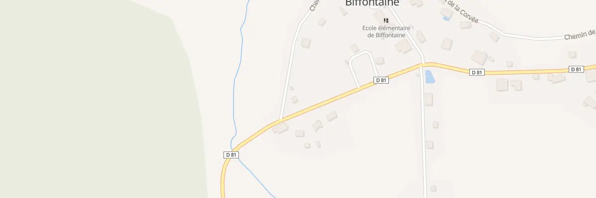 Plan du 20 Che des Pres Cherrayes à Biffontaine
