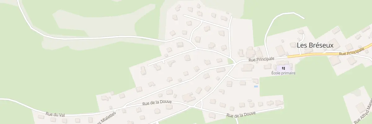 Plan du 1 Rue Emile Triboulet aux Bréseux