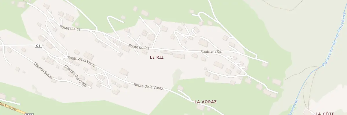 Plan du 1188 Rte du Rys à La Chapelle-d’Abondance