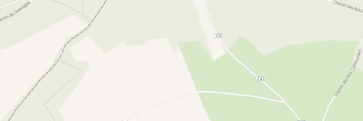 Plan des Parts de Jeanney à Écurcey