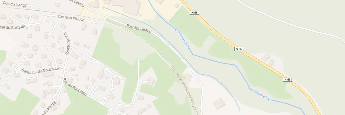 Plan du 12 Rue des Lesses à Fresse-sur-Moselle