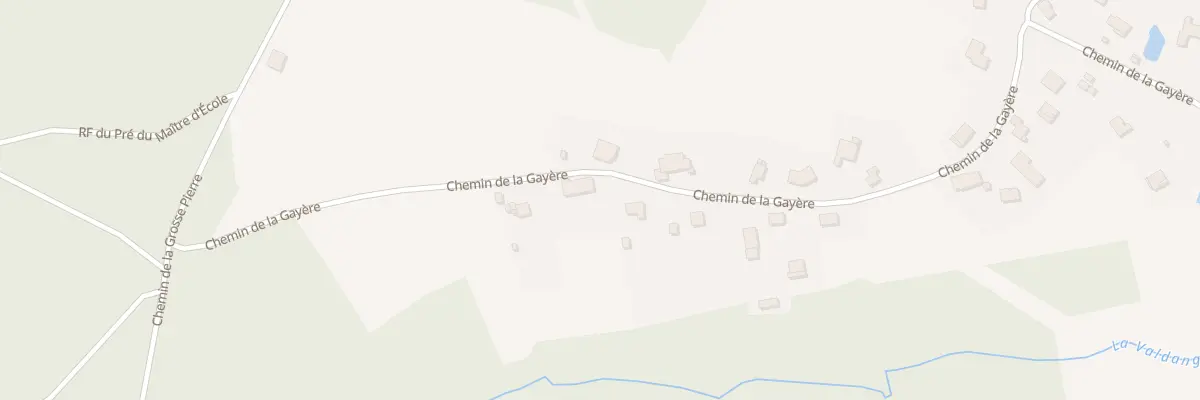 Plan du 873 Che de la Gayére à La Bourgonce