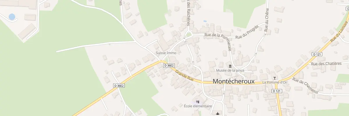 Plan du 40 Gr Grande Rue à Montécheroux