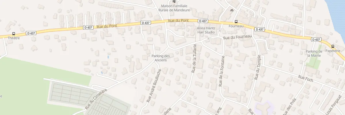 Plan du 16 Rue Les Montoilles à Mandeure