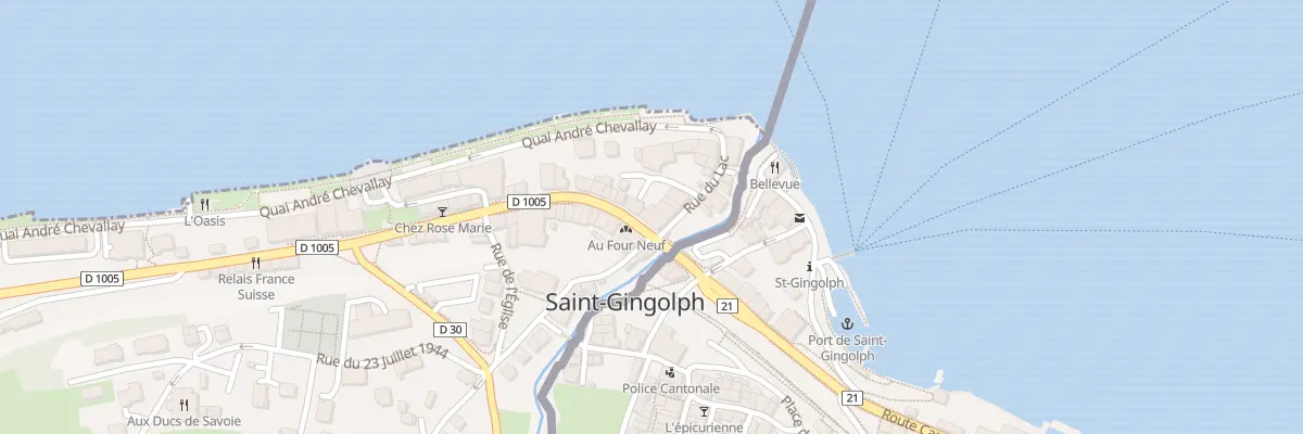 Plan du 4 Rue Nationale à Saint-Gingolph