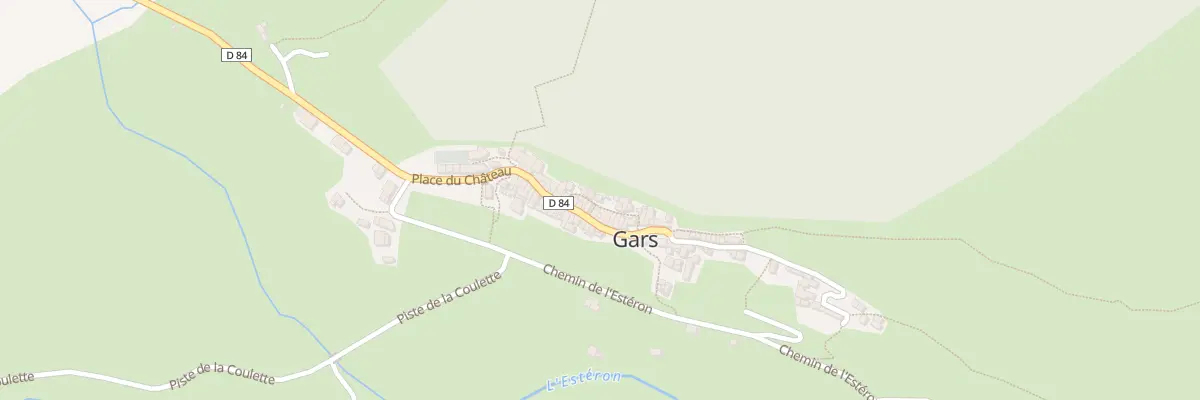 Plan du 3 Rue du Four à Gars