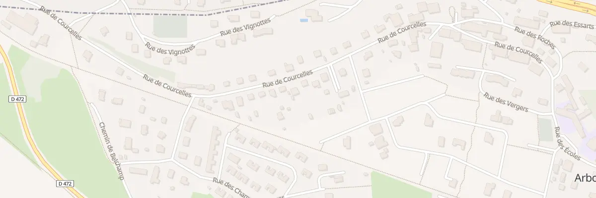 Plan du 31 Rue de Courcelles à Arbouans