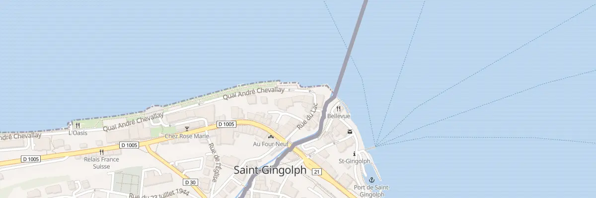 Plan du 30 Quai André Chevallay à Saint-Gingolph