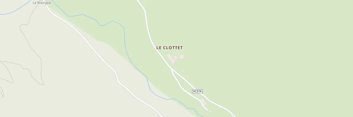 Plan du 5957 Rte de la Haute Vallee à Cervières