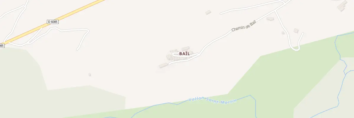 Plan du 67 Ach de Bail à Escragnolles